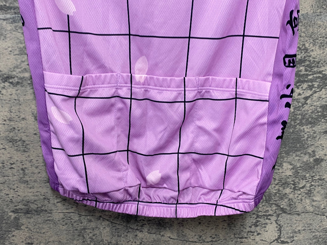 KA475 ウェイブワン WAVE ONE 半袖 サイクルジャージ 白 紫 M 弱虫ペダル 京都伏見