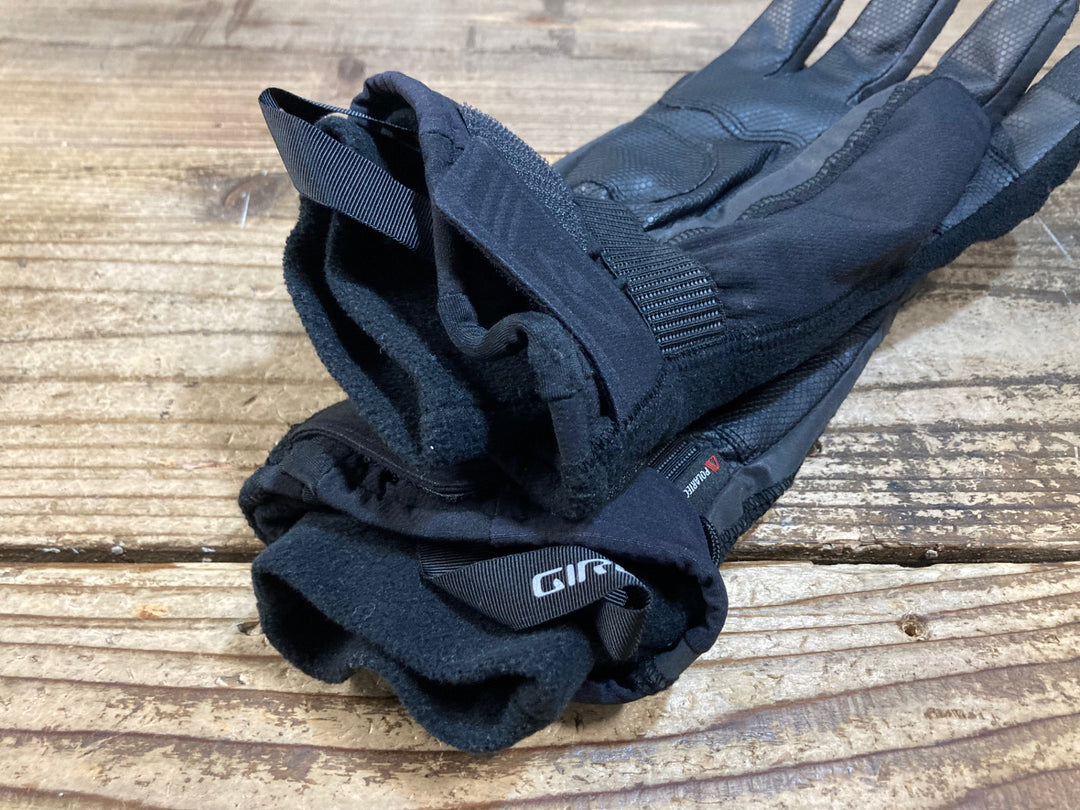 KG050 ジロ GIRO ウインター 長指 グローブ 黒 M POLARTEC