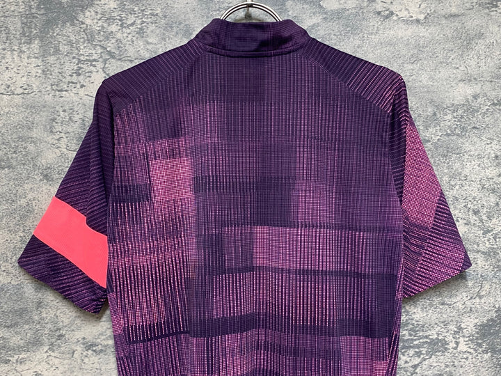 JQ365 ラファ Rapha MENS FLYWEIGHT JERSEY PRINTS 半袖 サイクルジャージ ピンク M