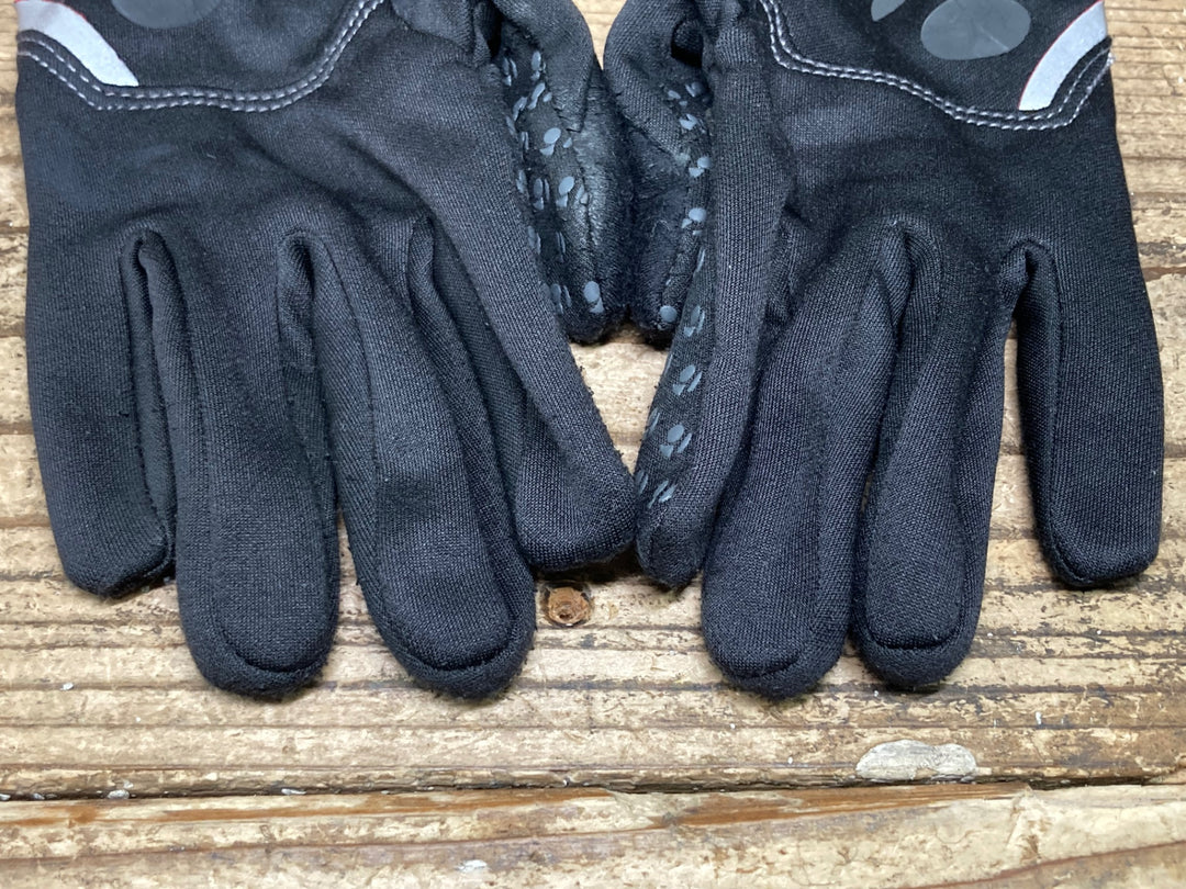 JE130 ボントレガー BONTRAGER サイクルグローブ 裏起毛 黒 S/M