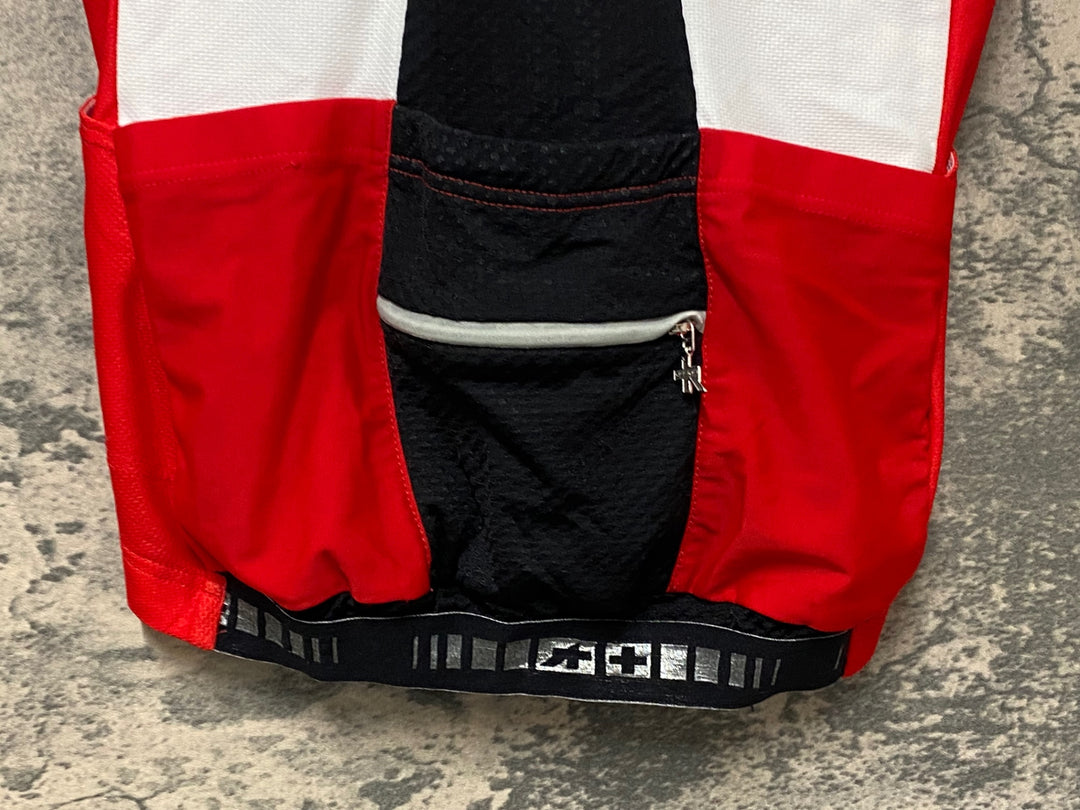 KN821 アソス ASSOS SS.13 半袖 サイクルジャージ 赤 S