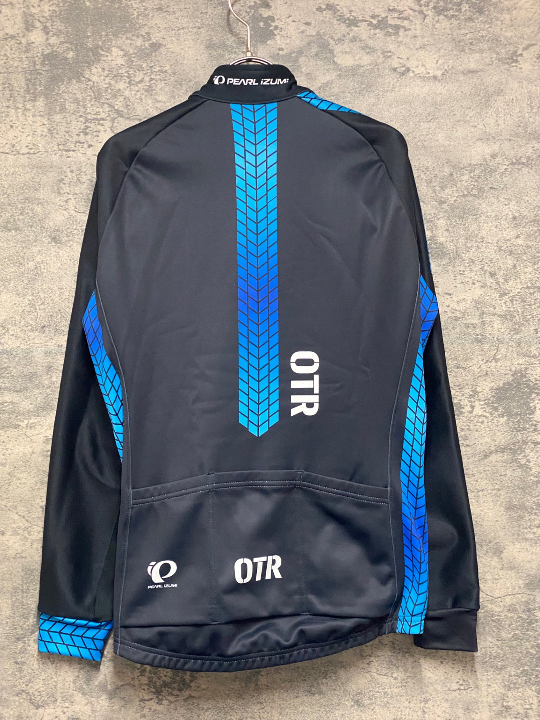 KA423 パールイズミ PEARL iZUMi 長袖 サイクルジャケット 黒 青 M 裏起毛