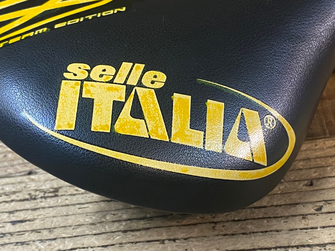 JP072 セライタリア selle italia flite TEAM EDITION サドル 黄 カーボンレール