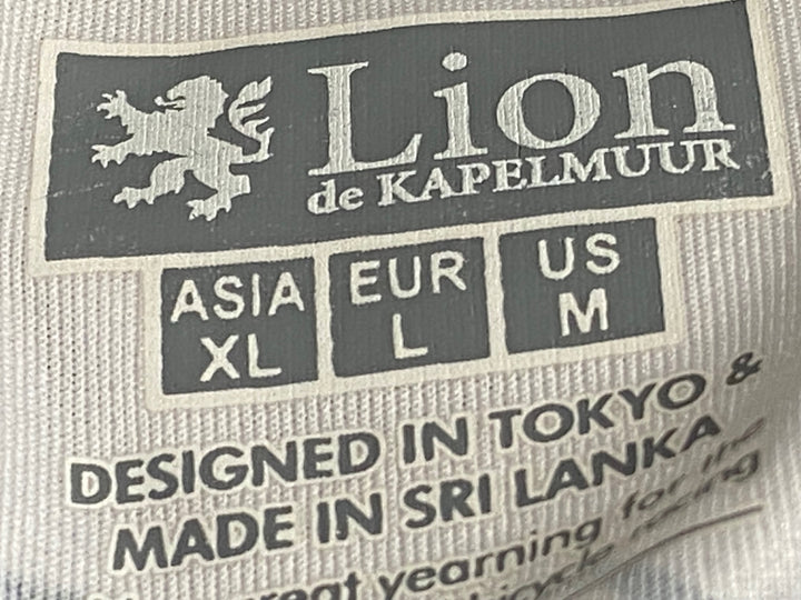 JZ624 リオンドカペルミュール Lion de KAPELMUUR 半袖 サイクルジャージ 白 XL