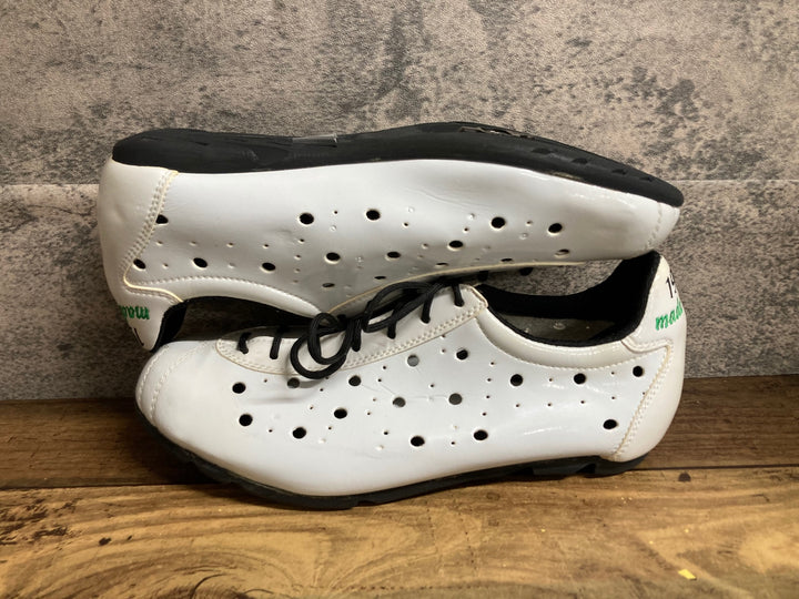 JZ182 ヴィットリア Vittoria Shoes 1976 Classic L-RUBBER ビンディングシューズ EU38 2穴 白