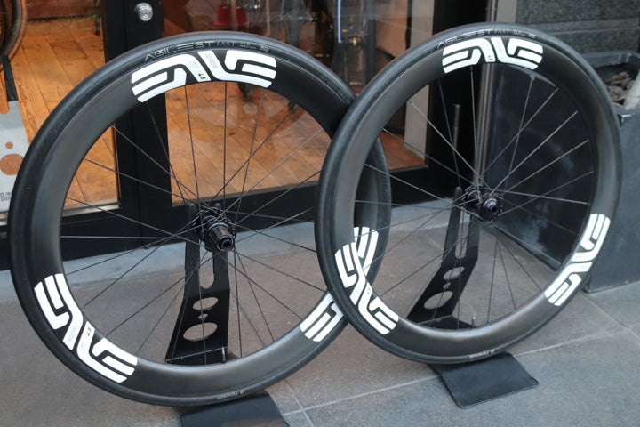 エンヴィ ENVE SES4.5 NEW カーボン チューブレス ホイールセット シマノ12/11S ワイドリム フックレス 鬼ベアリング 【東京南麻布店】