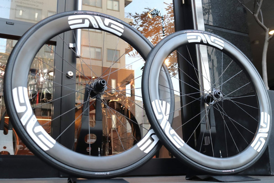 エンヴィ ENVE SES4.5 NEW カーボン チューブレス ホイールセット シマノ12/11S ワイドリム フックレス 鬼ベアリング 【東京南麻布店】