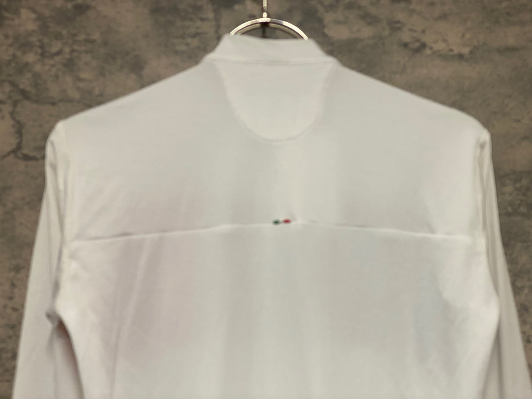 KG544 カステリ CASTELLI 長袖 サイクルジャージ 白 S 汚れあり