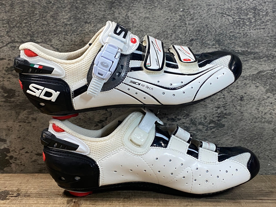 JS022 シディ SIDI GENIUS ビンディングシューズ SPD-SL 白 EU44