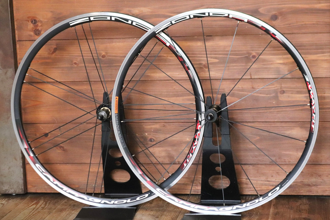 カンパニョーロ CAMPAGNOLO ゾンダ ZONDA 2WAY-FIT アルミ チューブレス ホイールセット シマノ10S 【東京南麻布店】
