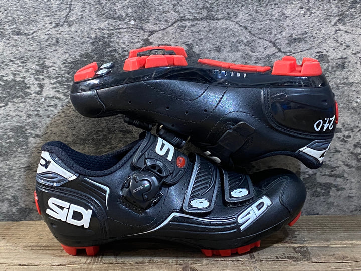 KG378 シディ SIDI TRACE MTB ビンディングシューズ 黒 SPD EU38W