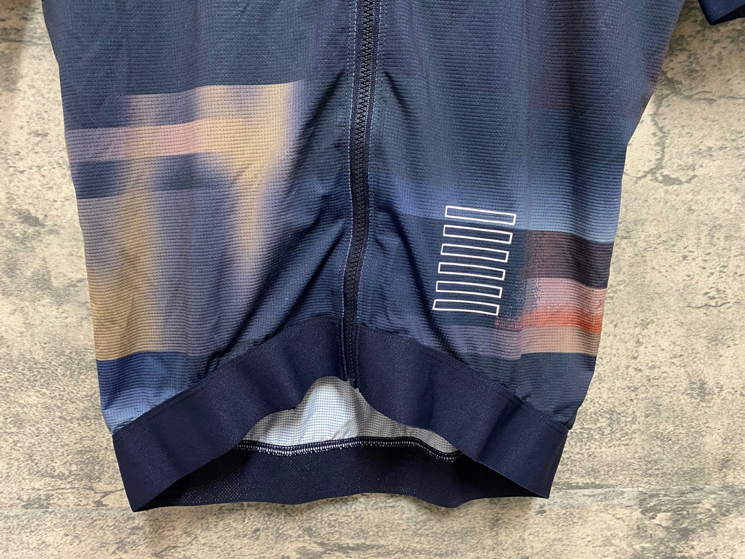 JZ464 ラファ RAPHA PT TRAINING JERSEY 半袖サイクルジャージ 紺 S