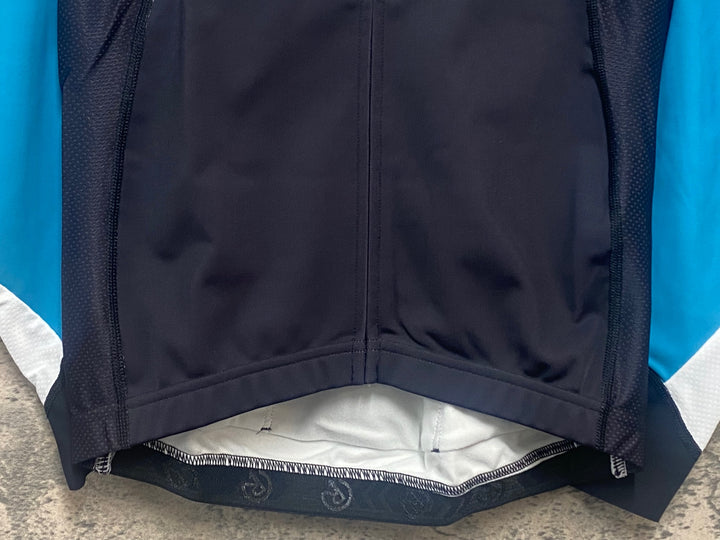 JV957 レリック reric Axis Long Sleeve Jersey 長袖 サイクルジャージ 黒青 M 裏起毛