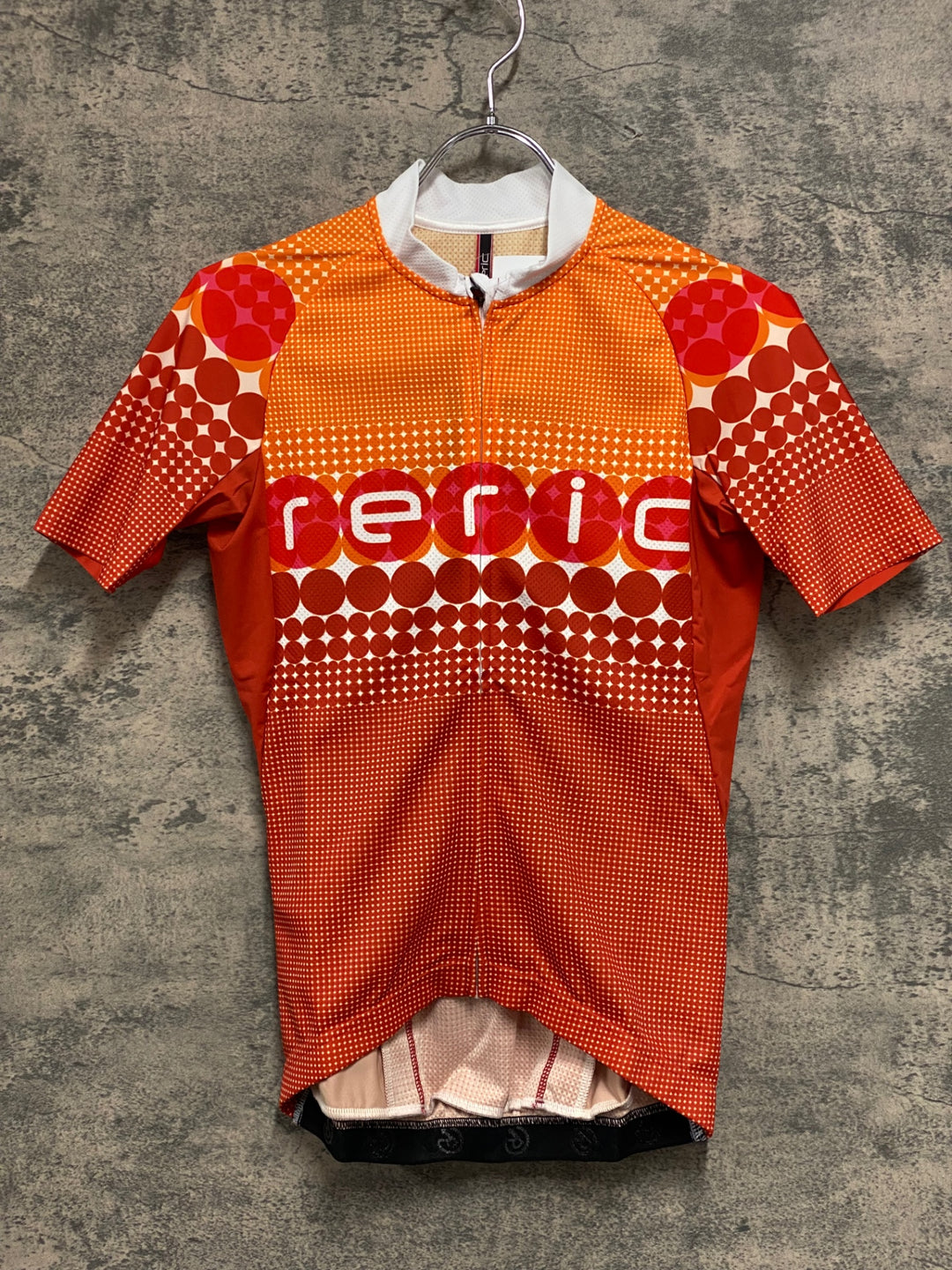 JV968 レリック reric Porca Standerd Jersey 半袖サイクルジャージ オレンジ S