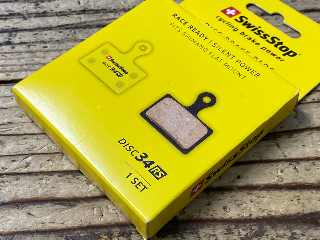 KI855 スイスストップ SwissStop DISC 34 RS ディスクブレーキパッド シマノ フラットマウント対応 2セット 未使用品