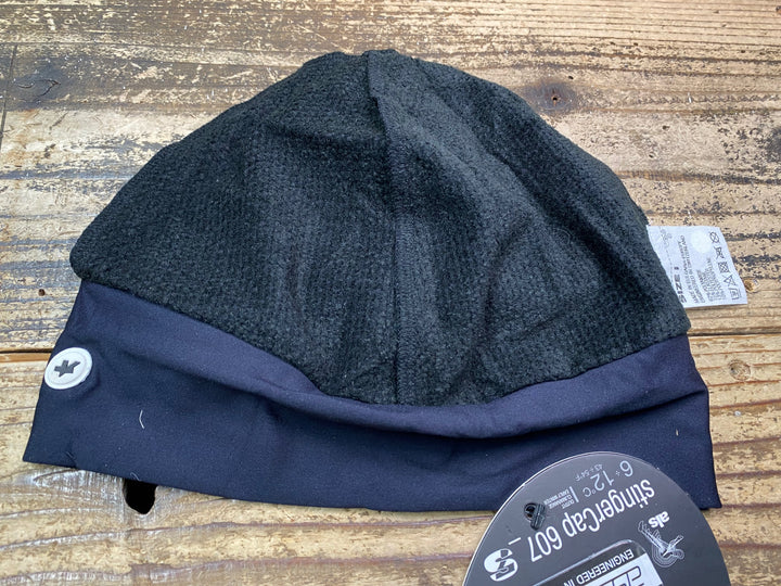 JQ139 アソス assos stingerCap 607 S7 ビー二ー サイクルキャップ 黒 1 裏起毛