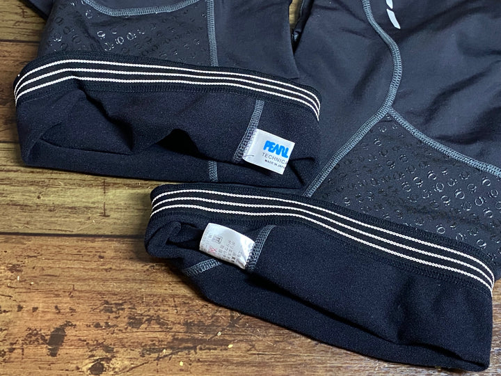JK716 パールイズミ PEARL iZUMi 裏起毛 レッグウォーマー 黒 L