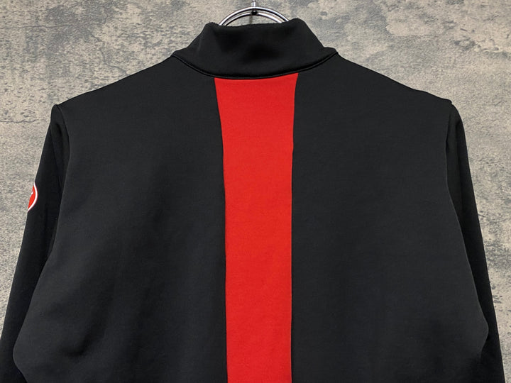 KH881 カステリ CASTELLI 長袖 サイクルジャージ 黒 M 裏起毛