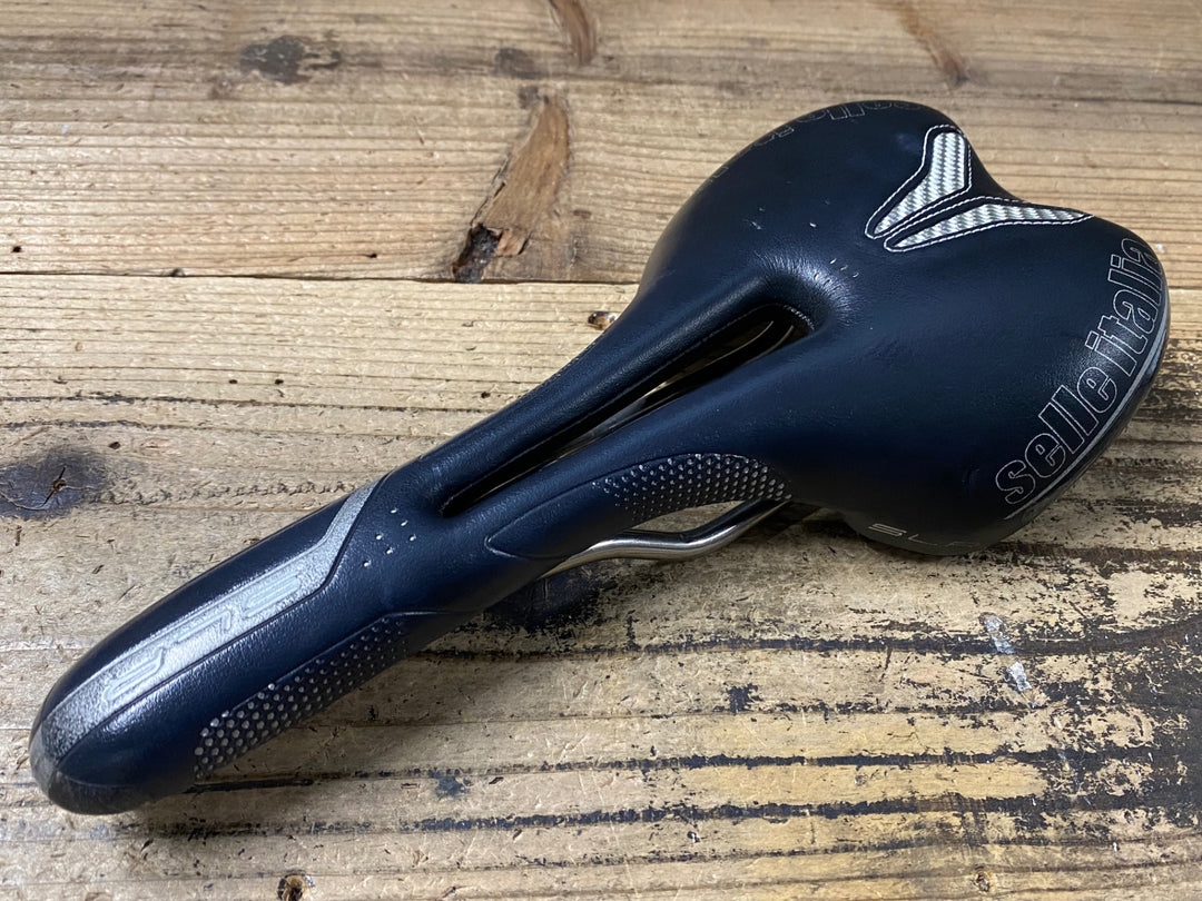 KO333 セライタリア SELLE ITALIA SLR FLOW titanium S2 FRICTION FREE サドル 黒