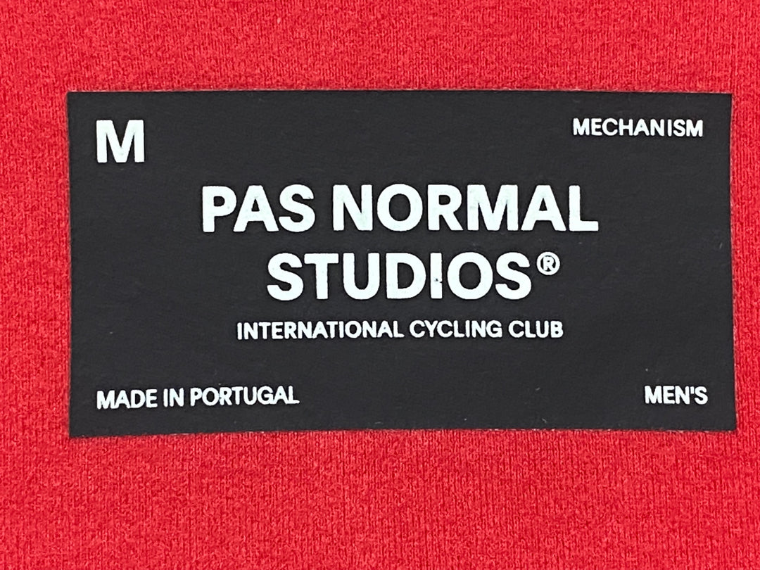 JY482 パスノーマルスタジオ PAS NORMAL STUDIOS Mechanism Long Sleeve Jersey 長袖 サイクルジャージ レッド M