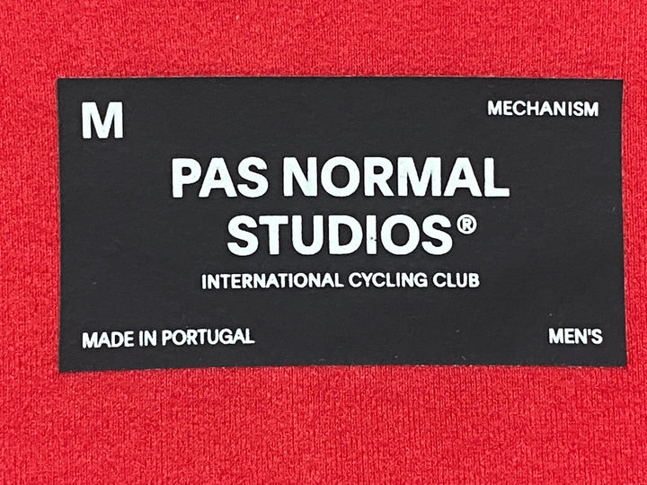 JY482 パスノーマルスタジオ PAS NORMAL STUDIOS Mechanism Long Sleeve Jersey 長袖 サイクルジャージ レッド M