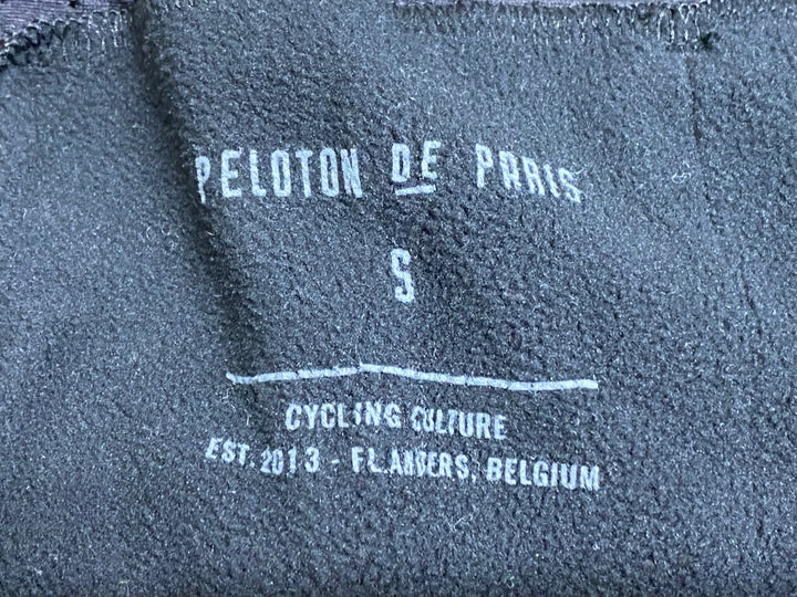 JW782 プロトンドパリ PELOTON DE PARIS ビブタイツ 黒 S サイドポケット 裏起毛