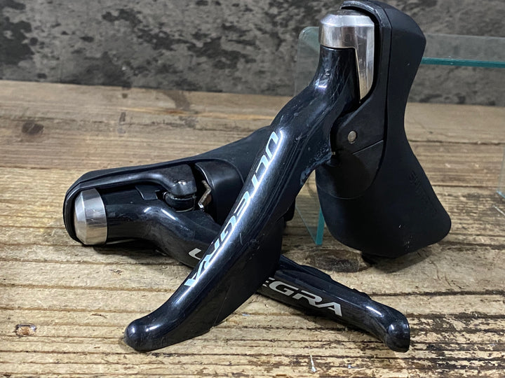 KC606 シマノ SHIMANO アルテグラ ULTEGRA ST-6800 STIレバー 2x11S ※右レバーケーブル固定不可のためジャンク