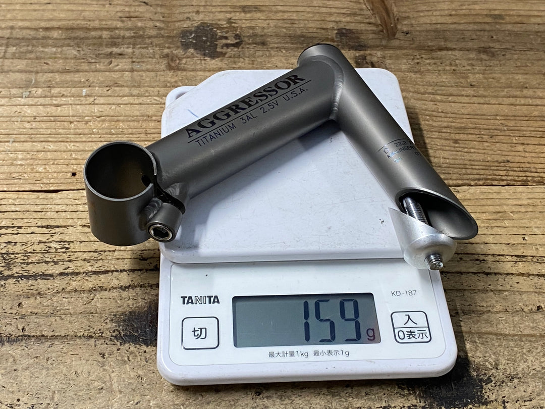 KJ079 ITM AGGRESSOR TITANIUM 3AL スレッドステム Φ25.8 120mm