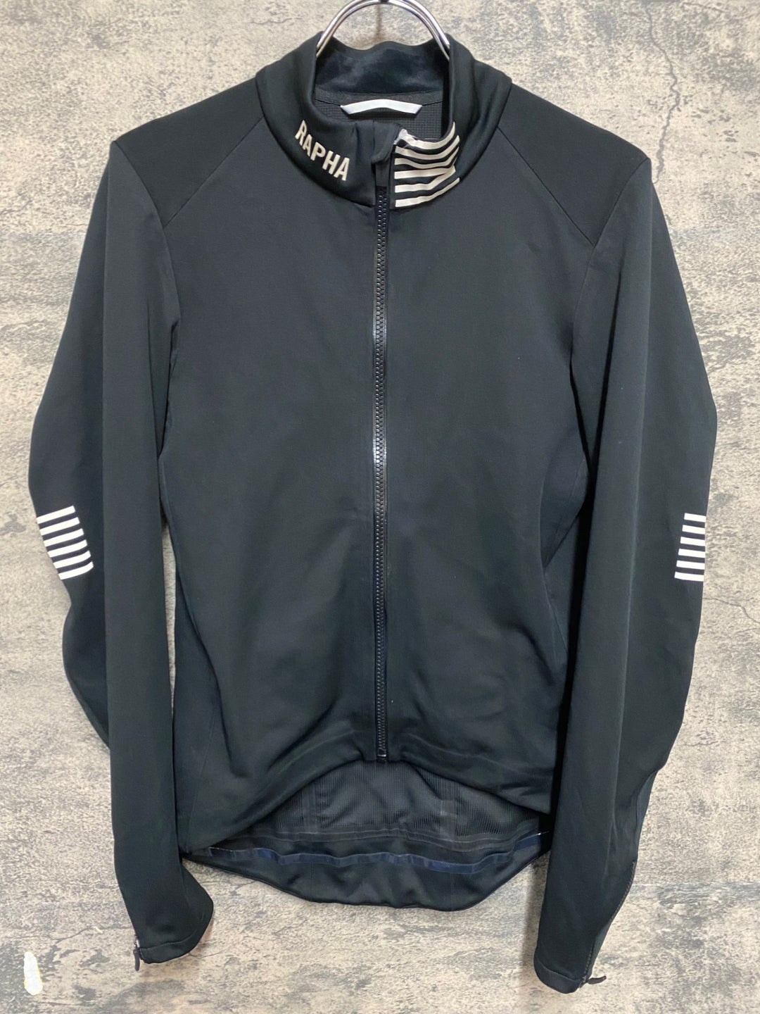 JN131 ラファ Rapha PRO TEAM SOFTSHELL JACKET 長袖 サイクルジャケット 黒 S