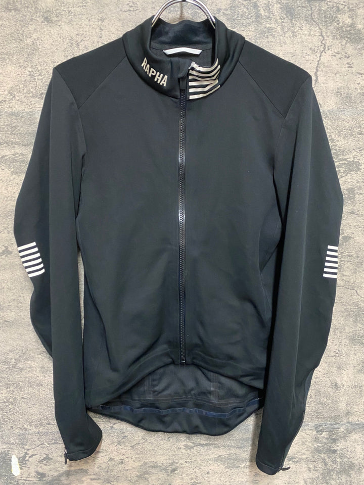 JN131 ラファ Rapha PRO TEAM SOFTSHELL JACKET 長袖 サイクルジャケット 黒 S