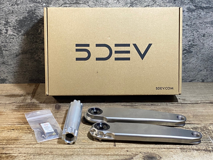 KE626 5DEV Road TITANIUM CRANKS クランクセット 170mm 68mm CFS29x122 dub