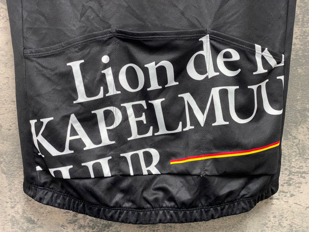 JP823 リオンドカペルミュール Lion de KAPELMUUR 半袖 サイクルジャージ 黒 M