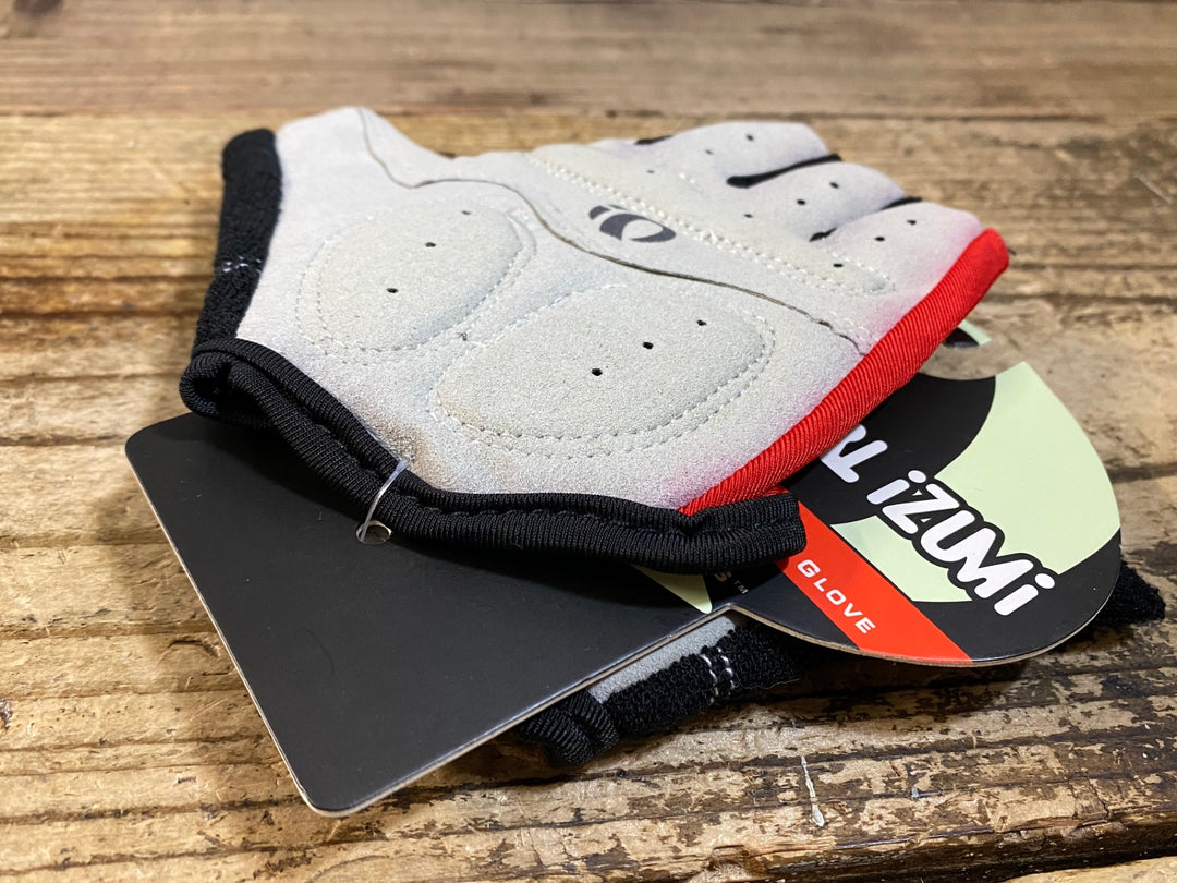 KF375 パールイズミ PEARL iZUMi 指切 グローブ 黒 赤 M