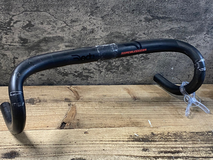 JY934 デダ DEDA SUPERLEGGERA カーボン ドロップハンドル Φ31.7mm エンド外-外420mm