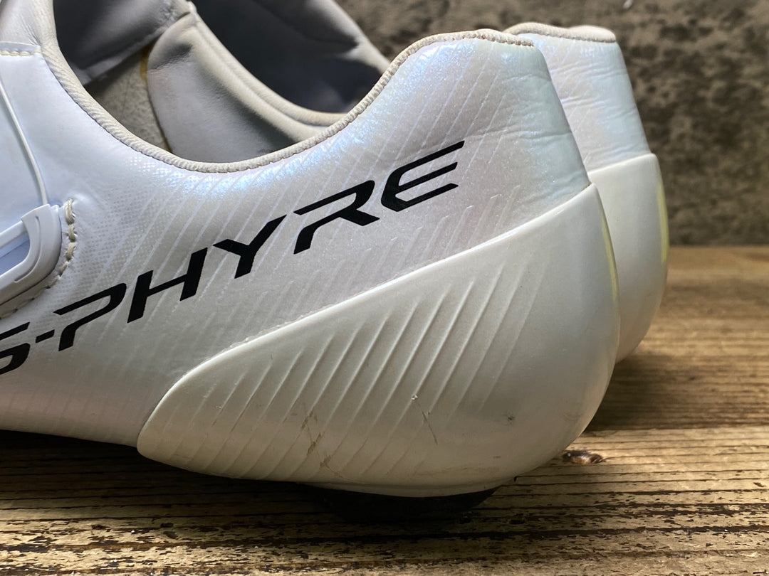 JP784 シマノ SHIMANO S-PHYER SHRC903M ビンディングシューズ 白 EU42.5 SPD-SL