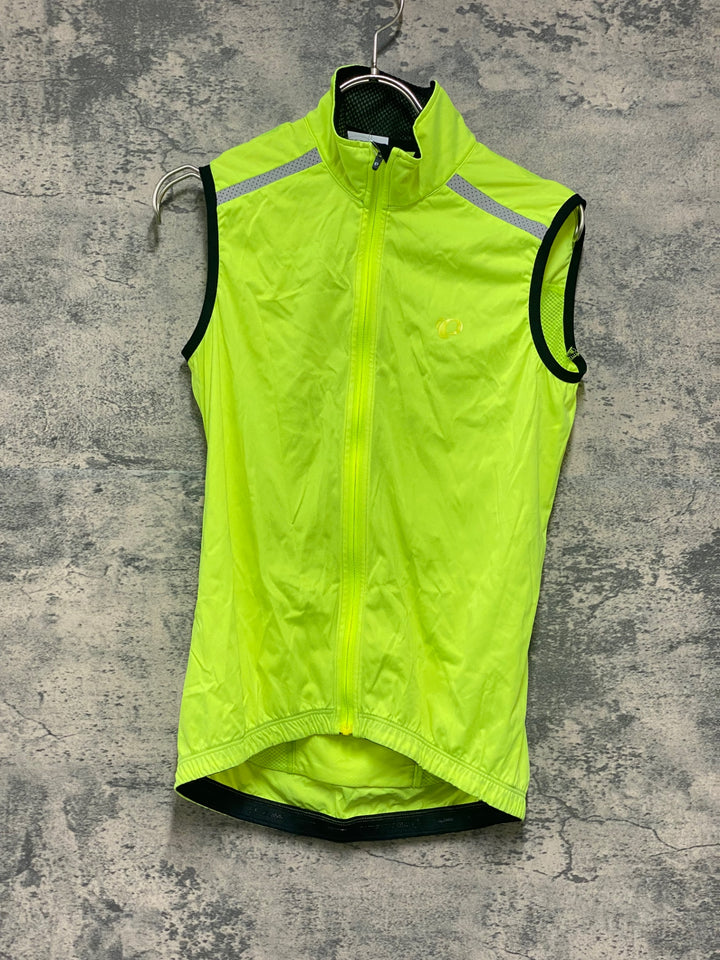 JZ839 パールイズミ PEARL iZUMi ジレ サイクルベスト 黄 S