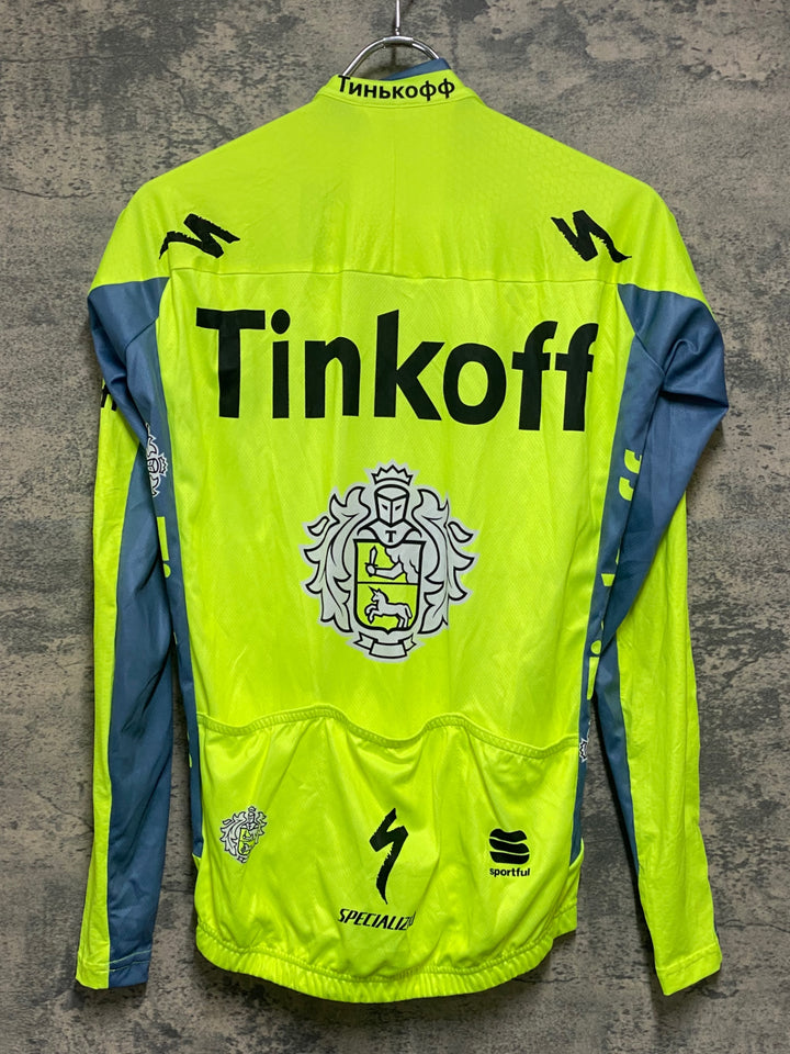 KJ859 スポーツフル sportful 長袖 サイクルジャージ 黄 M TINKOFF