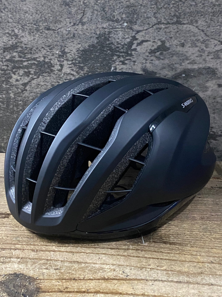 KK519 スペシャライズド SPECIALIZED エスワークス S-WORKS プリヴェイル PREVAIL 3 ヘルメット 黒 Lサイズ 58-62cm 2024年製