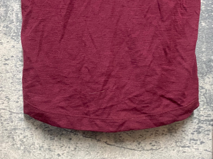 KL467 ラファ Rapha WOMEN'S MERINO BASE LAYER - LONG SLEEVE 長袖 ベースレイヤー バーガンディ XS ※動物の毛