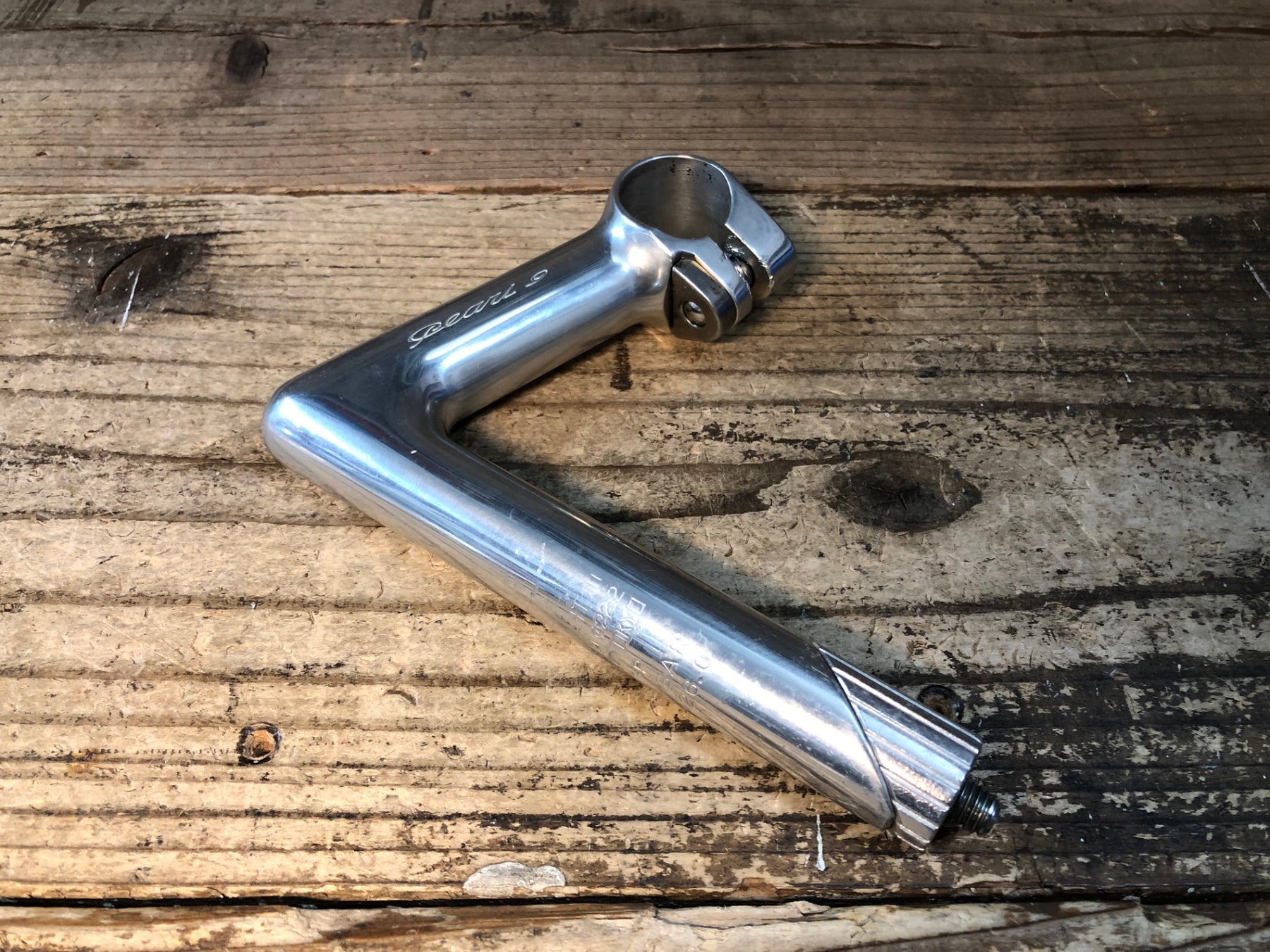 JU196 日東 NITTO Pearl 9 スレッドステム 90mm Φ26.0 FORGEDΦ22.2