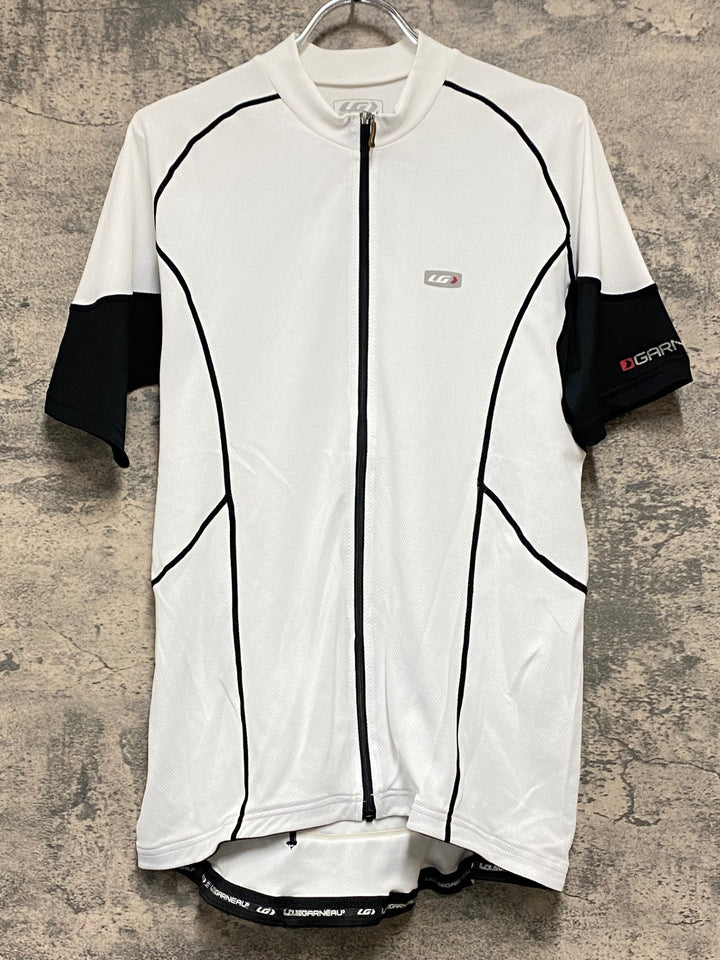 KB086 ルイガノ LOUIS GARNEAU 半袖 サイクルジャージ 白 L/G