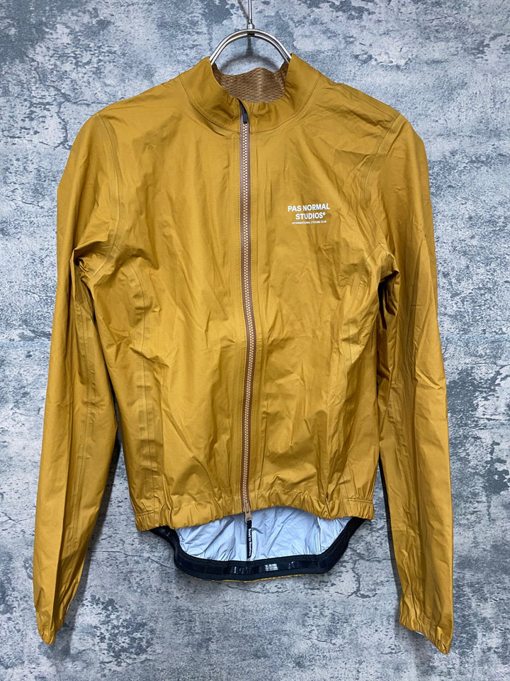 JY518 パスノーマルスタジオ PAS NORMAL STUDIOS Mechanism Rain Jacket 長袖 サイクルジャケット オレンジ レディース M PERTEX SHIELD AIR