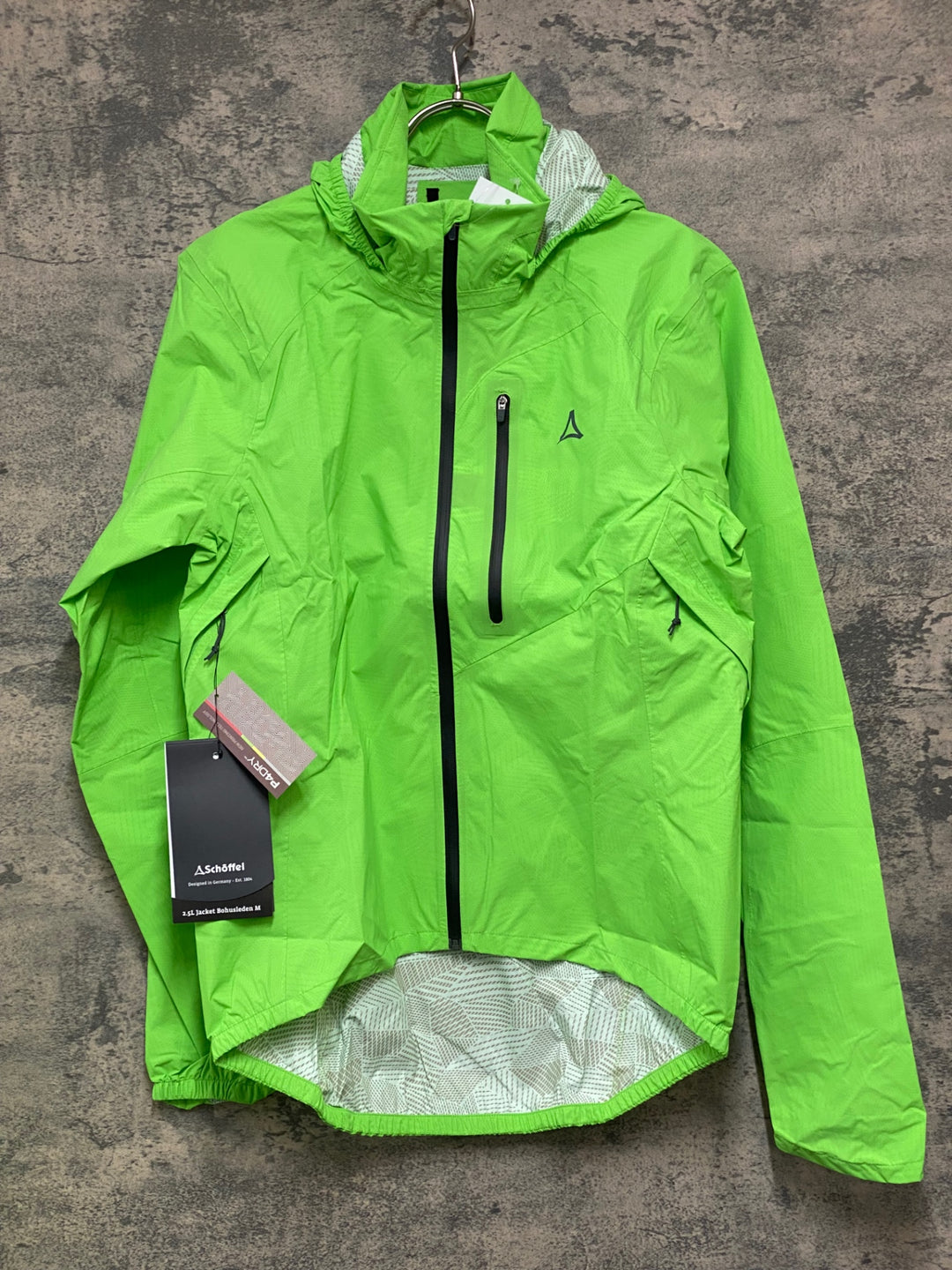 JY884 ショッフェル SCHOFFEL 2.5L JKT BOHUSLEDEN 長袖 レインジャケット 緑 M