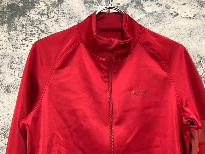 JE992 ラファ Rapha CORE WINTER JACKET 長袖 サイクルジャケット 赤 M 裏起毛