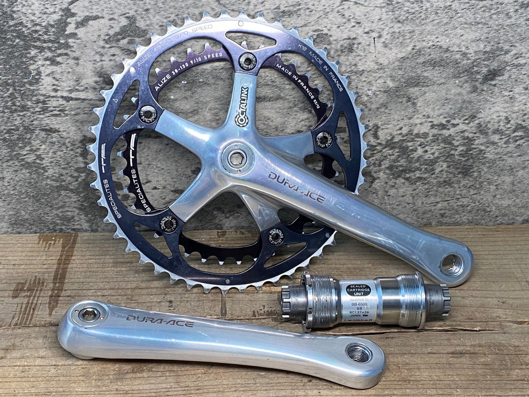 Cシマノ SHIMANO デュラエース DURA-ACE FC-7701 クランクセット 48/38T 170mm BB-6500 JIS付き