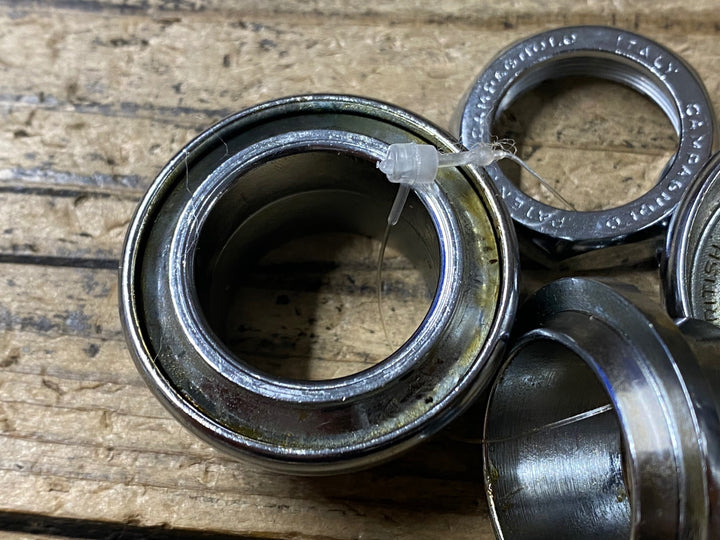 KO489 カンパニョーロ CAMPAGNOLO レコード Record 1"x24tpi-BRITISH ヘッドセット ヘッドパーツ ※グリス汚れ