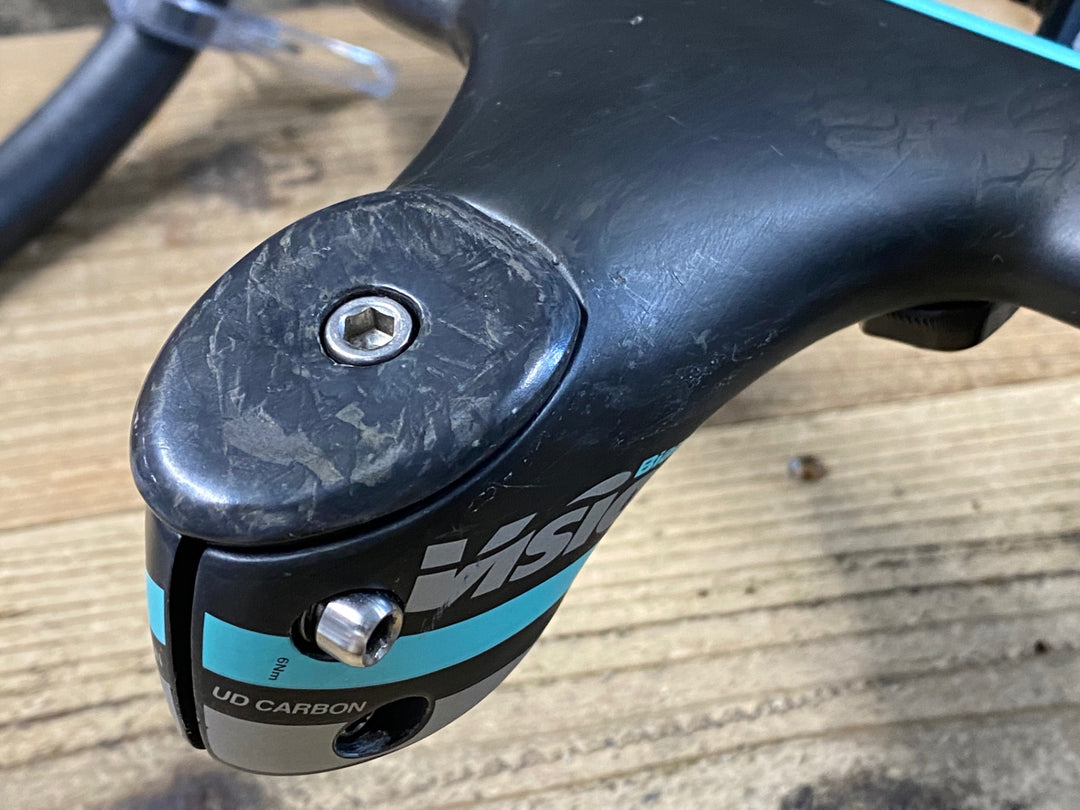 JY300 ヴィジョン Vision メトロン METRON 5D BIANCHI 一体型カーボンハンドル 100mm 400mm ※ケーブルカバー欠品