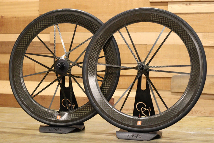 マッドファイバー MADFIBER TUBULAR カンパニョーロ 12/11S カーボン チューブラー ホイールセット 【立川店】