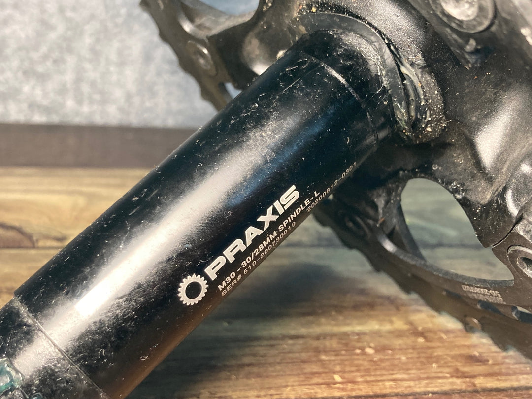 JX078 プラクシス PRAXIS ALBA M30 クランクセット 172.5mm 50/34T