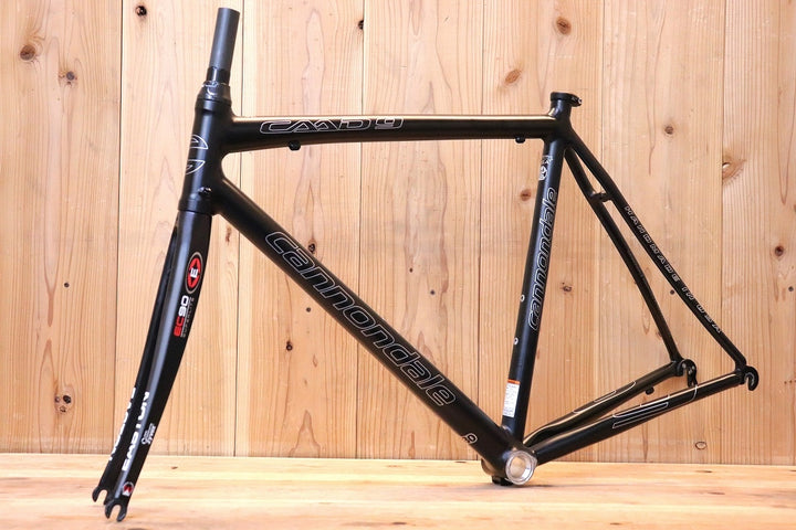【フォークカスタム品】 キャノンデール CANNONDALE CAAD9 2010年モデル 54サイズ アルミ ロードバイク フレームセット 【芦屋店】